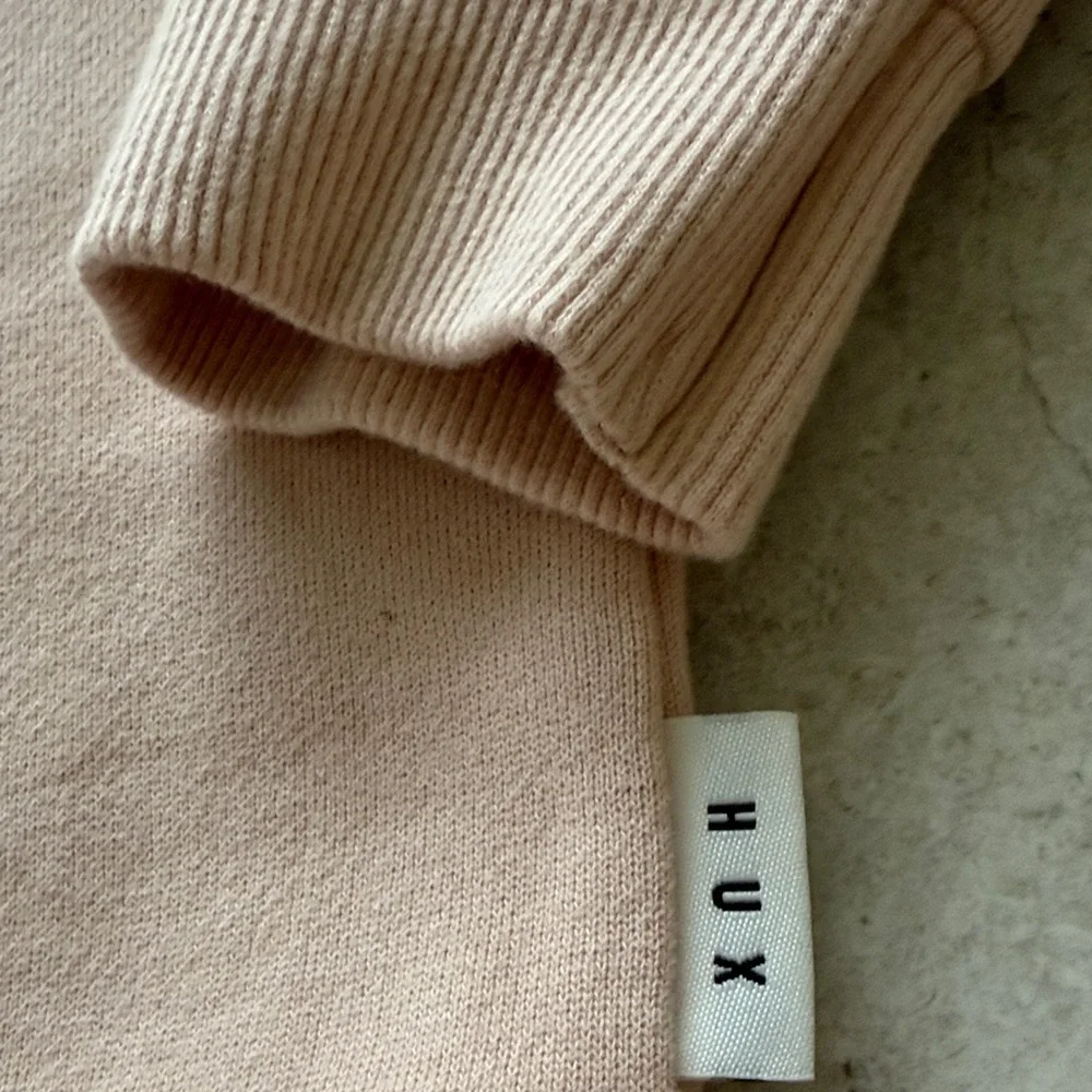 Huxbaby Pink Organic Rainbow Bear  Matching Set sz 7 color Rose